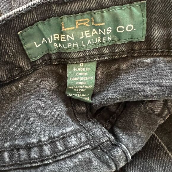 YOUTH RALPH LAUREN Black Classic Straight Casual Denim Jean 8 - Picture 11 of 11